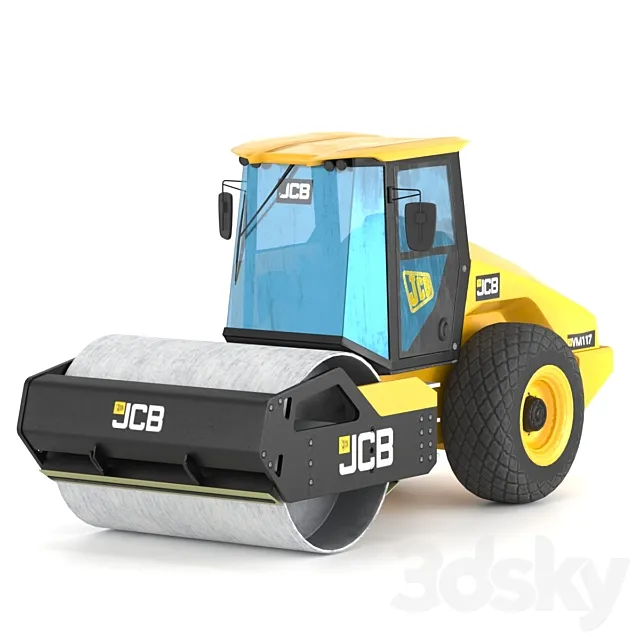 JCB VM117 Paver 3ds Max