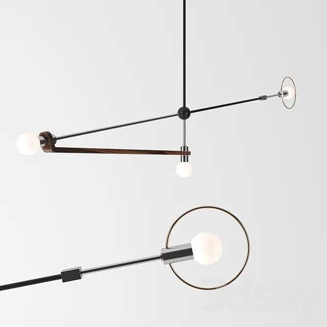 Jean Pascal Gauthier Calder Inspired Artistic Lamps 3ds Max