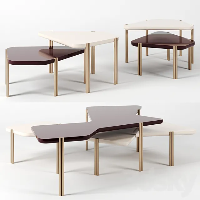 Jean tables by Durame 3DSMax File