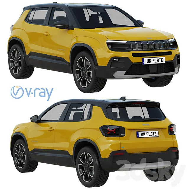 Jeep Avenger 3ds Max
