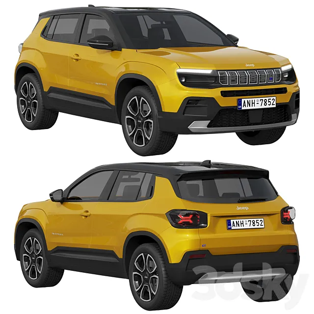 Jeep Avenger 3ds Max