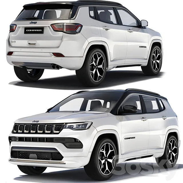 Jeep Compass 2022 3ds Max