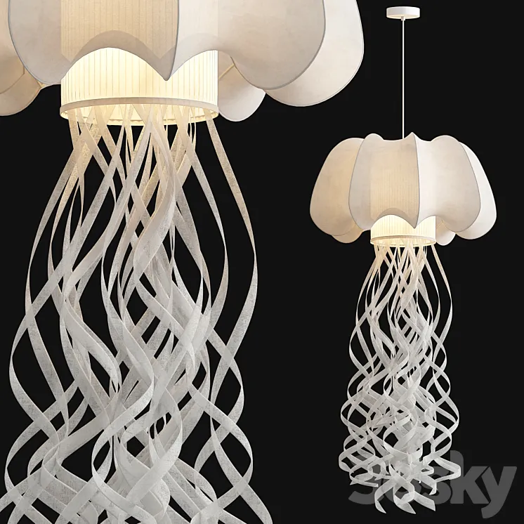 Jellyfish Pendant Light 3DS Max