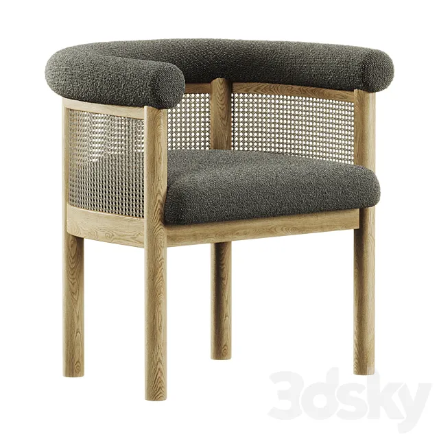 Jensen Dining Chair 3ds Max
