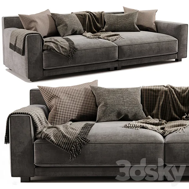 Jesse Daniel Chaise 2 Seater Sofa 3ds Max