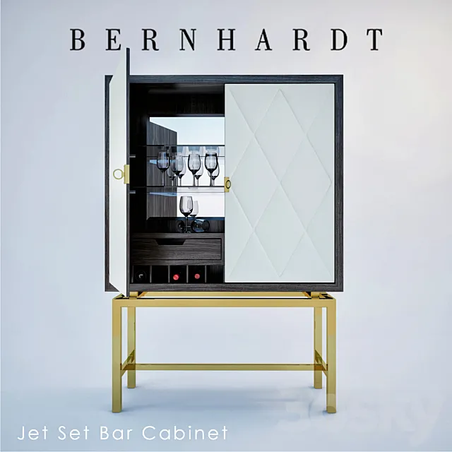 Jet Set Bar Cabinet 3DSMax File