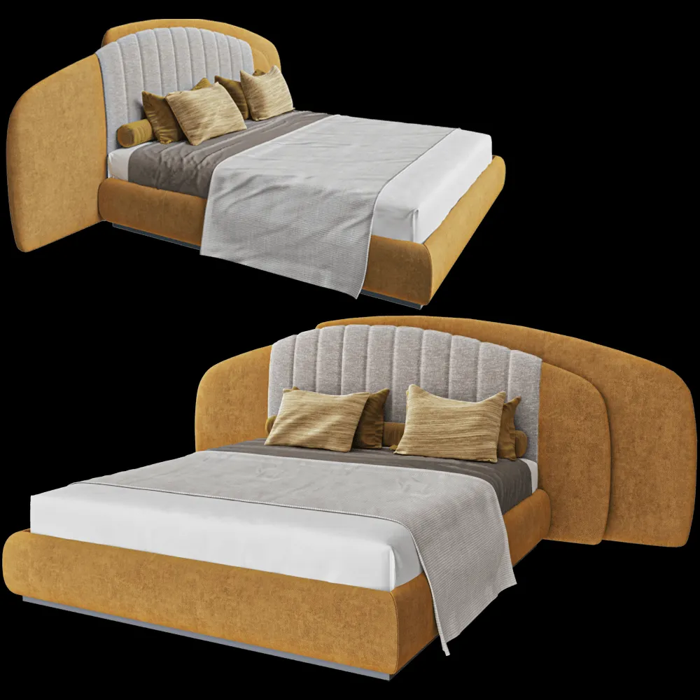 Jetclass – Bed Olivia JOV101.18 3ds Max