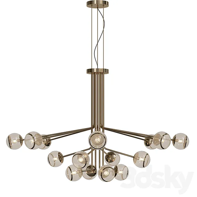 Jetclass Bubbles Pendant OBB413 3DS Max Model