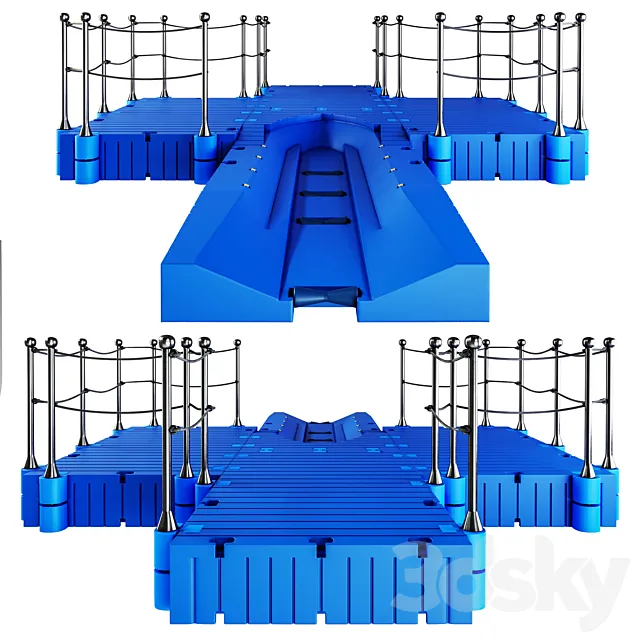 Jetty for jet ski 3ds Max