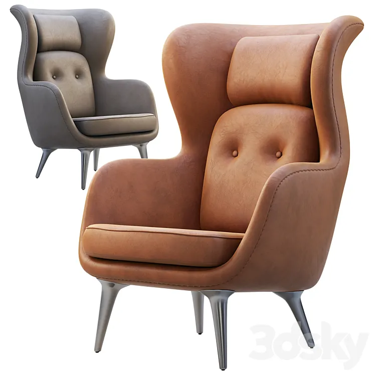 JH1 JH2 Ro Easy Chair 3DS Max