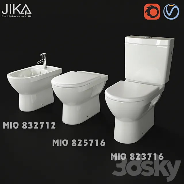 JIKA MIO + 825 716 832 712 823 716 + 3DS Max Model