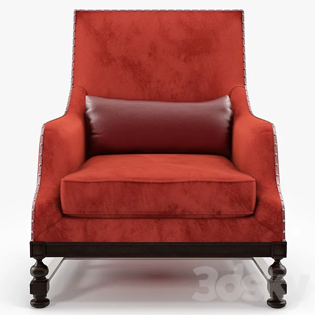 JNL Vanhamme Armchair King 3DS Max Model