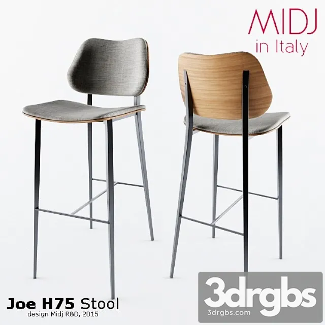 Joe h75 stool by midj in italy