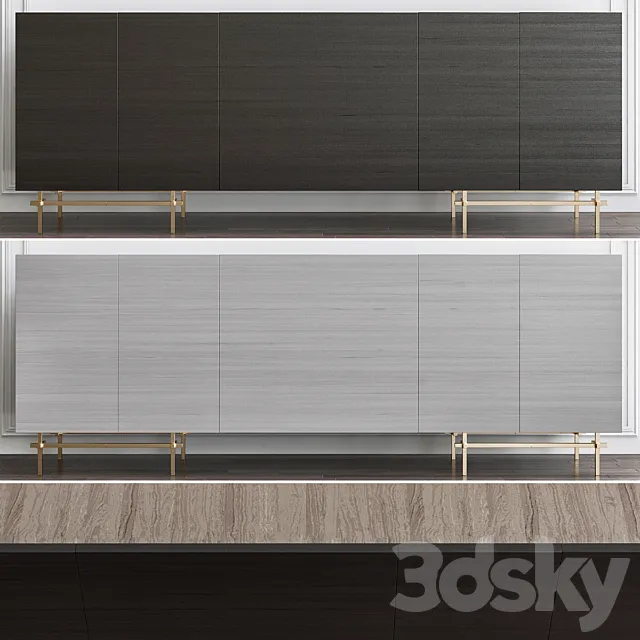 John-Richard Collection Harmony Sideboard 3DS Max Model