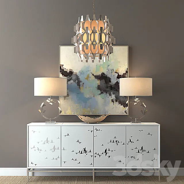 John Richard decorative set 3ds Max