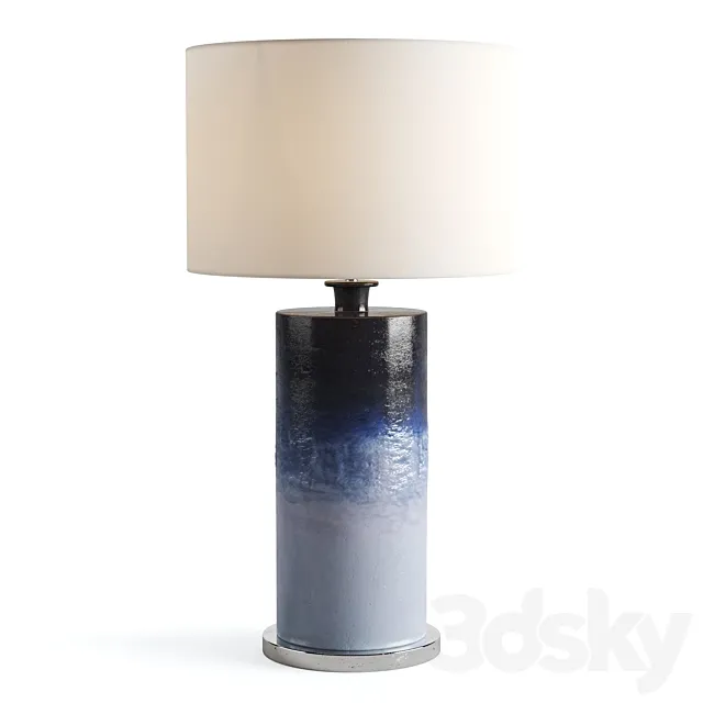 John Richard Deep-sea Indigo Table Lamp 3DS Max Model