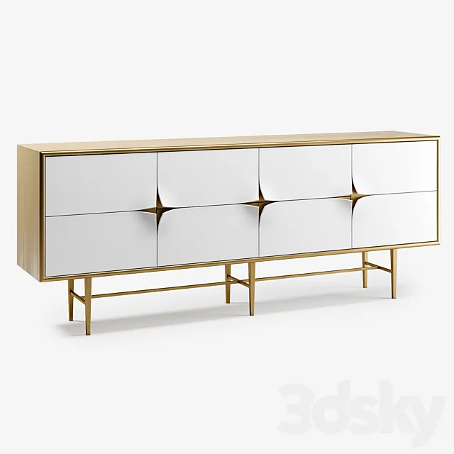 John-Richard: Pared Sideboard Console 3DS Max Model