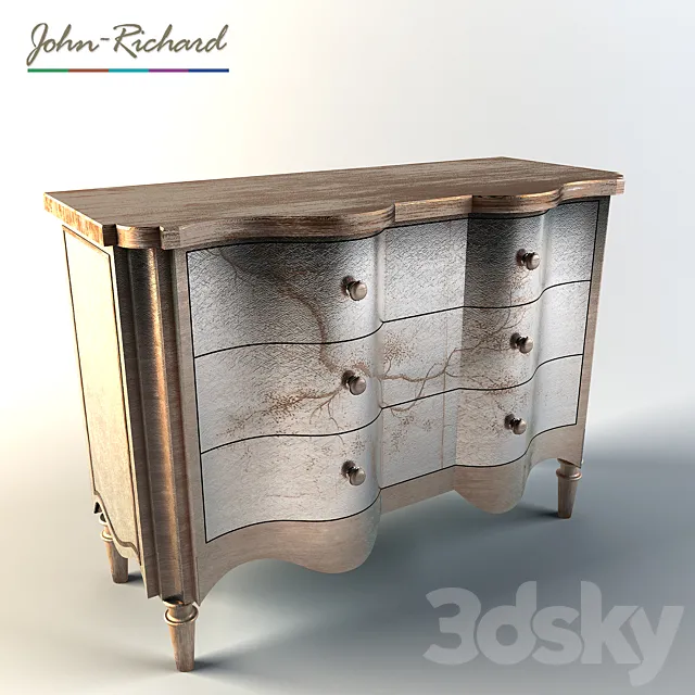 John Richard Portobello Serpentine Chest 3DSMax File