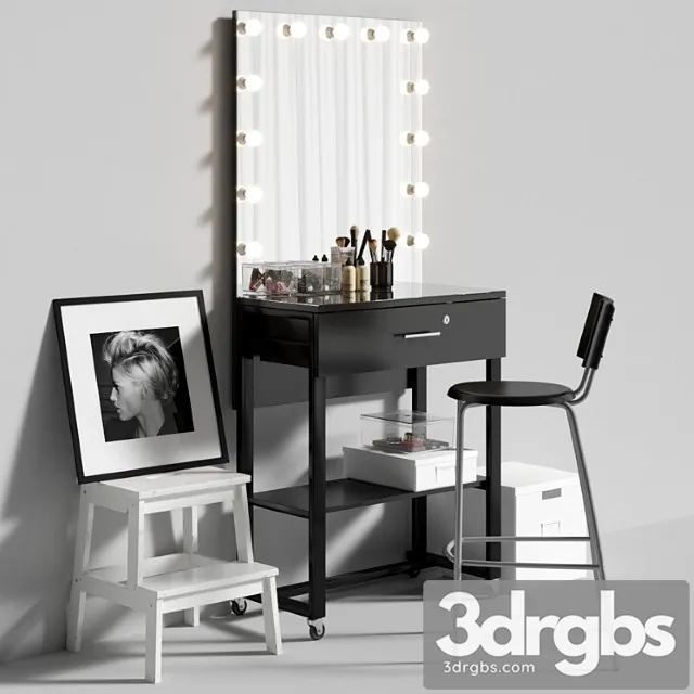 Johny wood dressing table 2 3dsmax Download