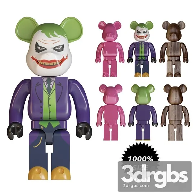 Joker Bearbrick Size 1000