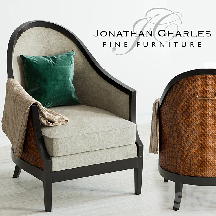 Jonathan Charles – 500036 armchair 3DS Max