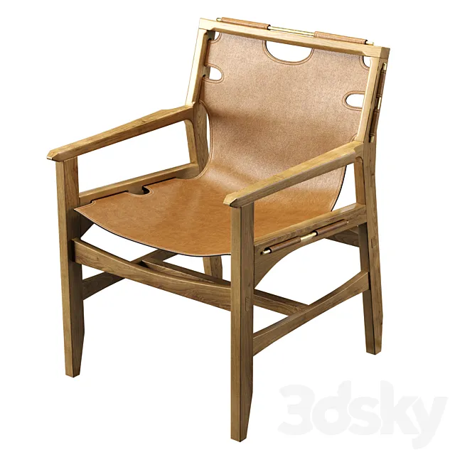 Jonathan Charles Midcentury Style Chair 3DSMax File