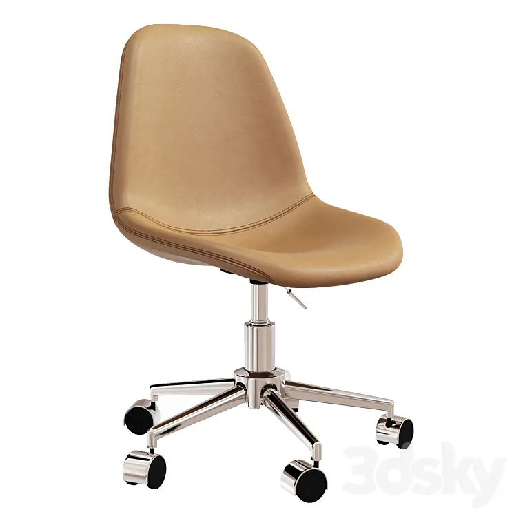 JONSTRUP office chair cognac 3DS Max Model