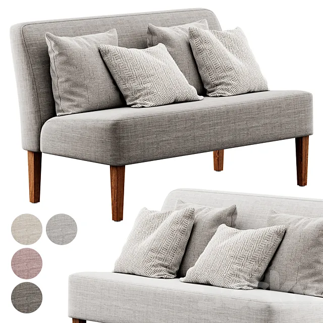 Jossey Loveseat by Ebern Designs 3ds Max