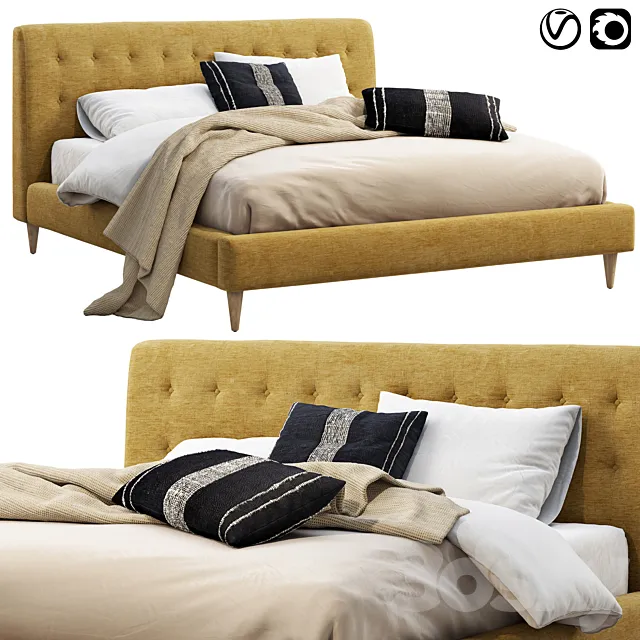 Joybird eliot bed 3ds Max