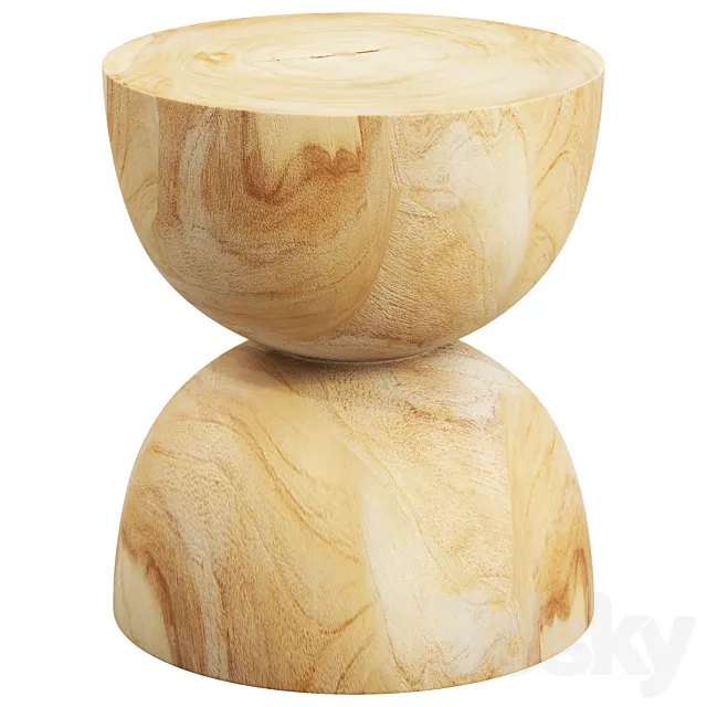 Joybird Matador Teak Stool 3ds Max