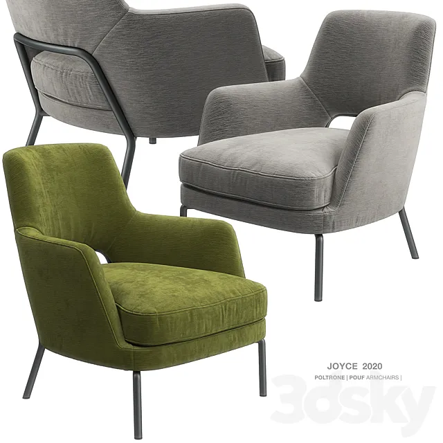 Joyce armchair by Flexform 3ds Max