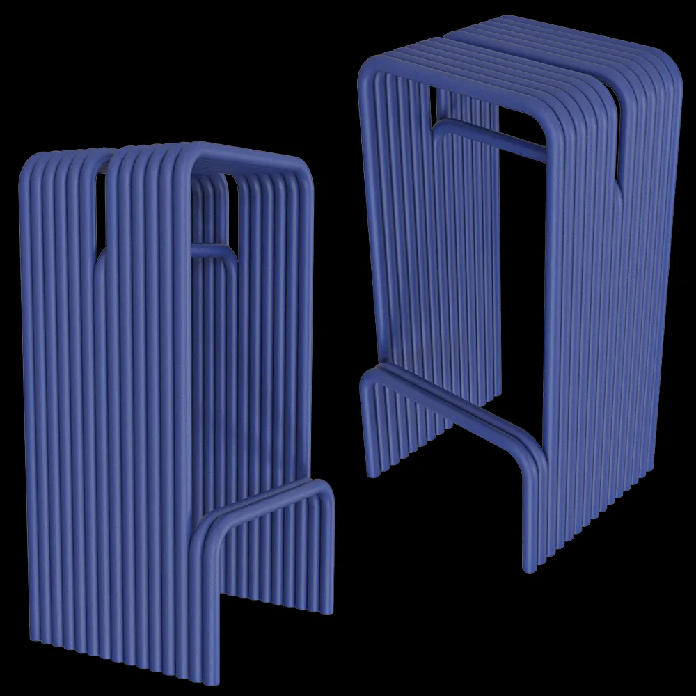 Joyf  – Semi-bar stool Tube 3ds Max