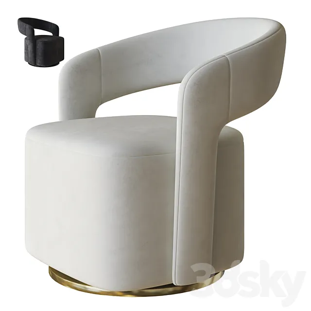 judi lounge chair by sofacompany 3DS Max Model