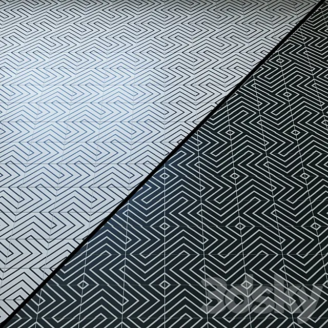 Juice BW tile 3ds Max