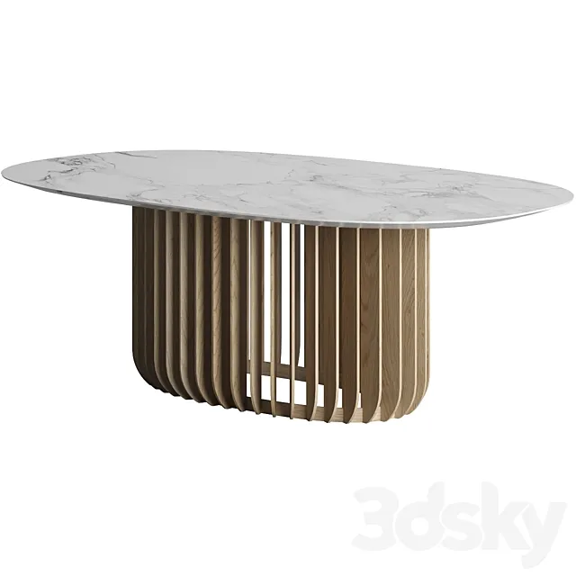 Juice Oval Table 220 cm By Miniforms 3ds Max