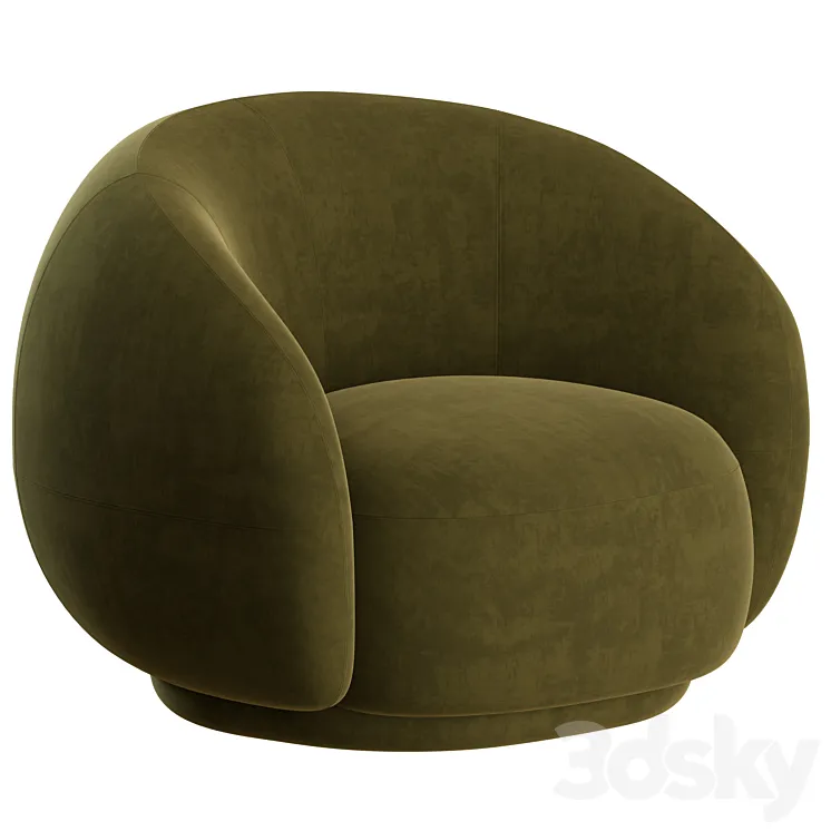 Julep armchair by tacchini 3DS Max
