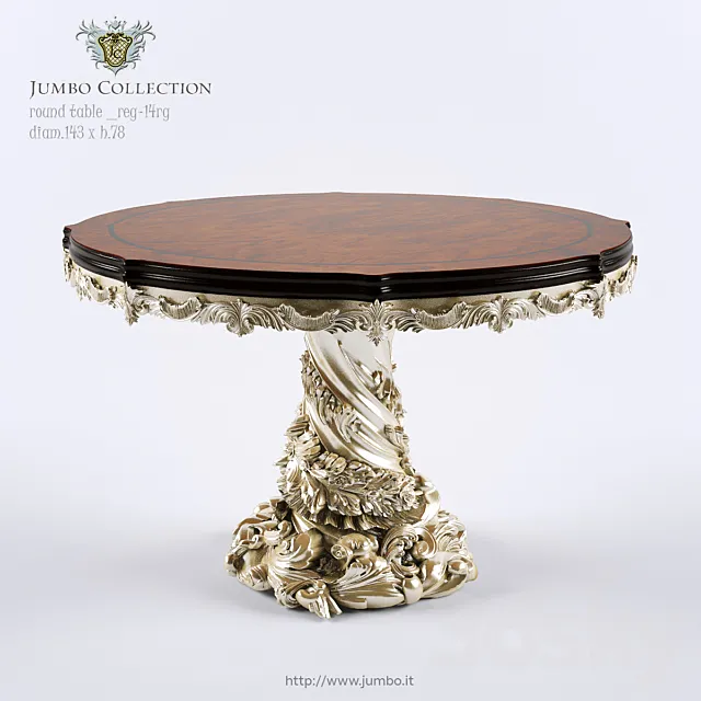 Jumbo Collection _ Hermes Regency _ round_table_reg-14rg 3DS Max Model