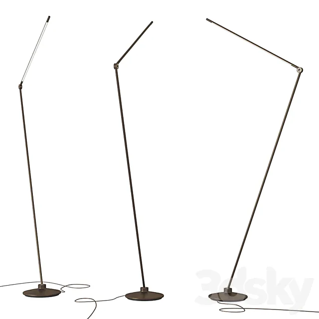 Juniper Thin floor lamp 3ds Max