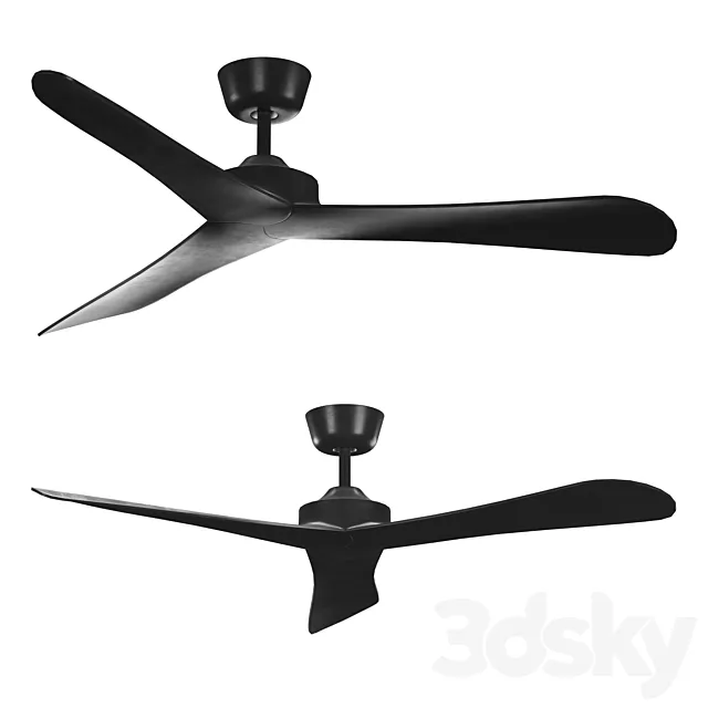 Juno DC Ceiling Fan 3DS Max Model