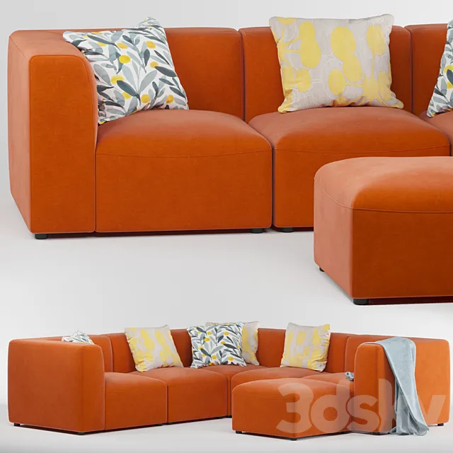 Juno modular sofa 3DS Max Model