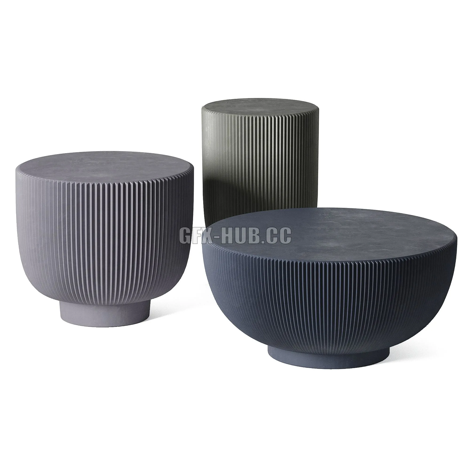 JUNO table set Baxter 3dsMax Model