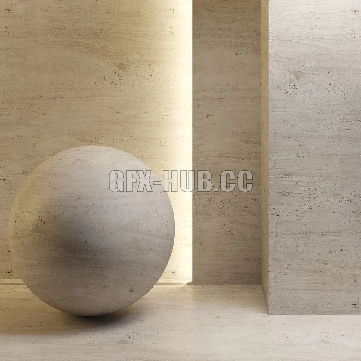 Jura Gelb marble 3dsMax Model