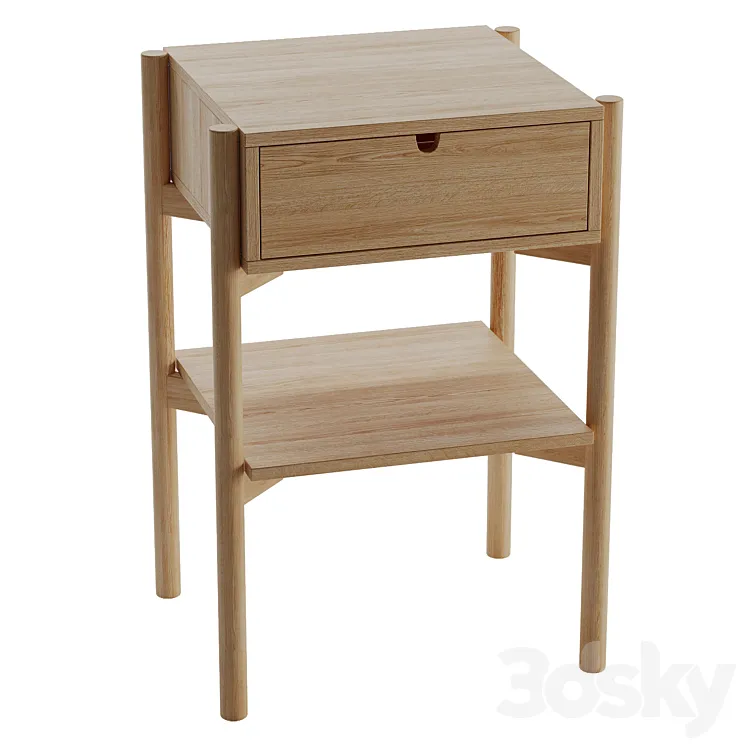 JYSK DALBY BEDSIDE TABLE 3DS Max