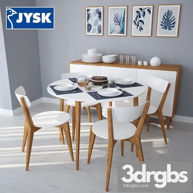 Jysk dinner set one 2 3dsmax Download