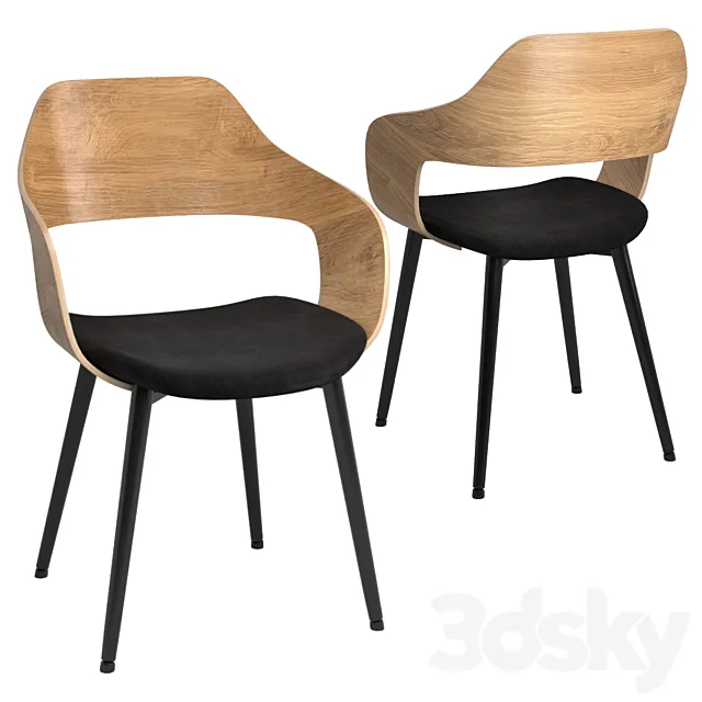 Jysk Hvidovre Chair 3DS Max Model