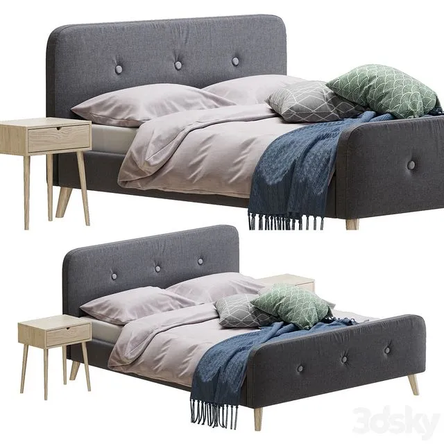 Jysk Kongberg bed 3dsMax Model