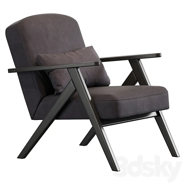 Jysk Sadderup armchair 3ds Max