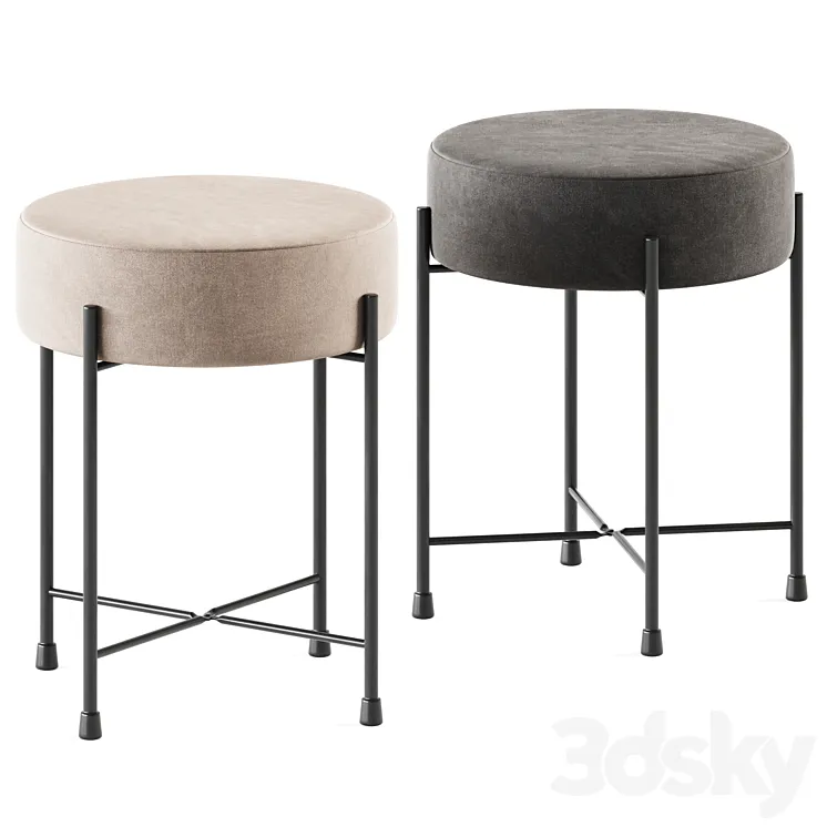 JYSK Stool Padborg \/ Pouf 3DS Max