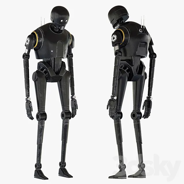 K-2SO 3DS Max Model