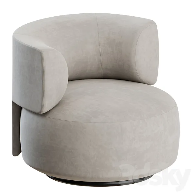 K-WAIT Armchair by Kartell 3ds Max